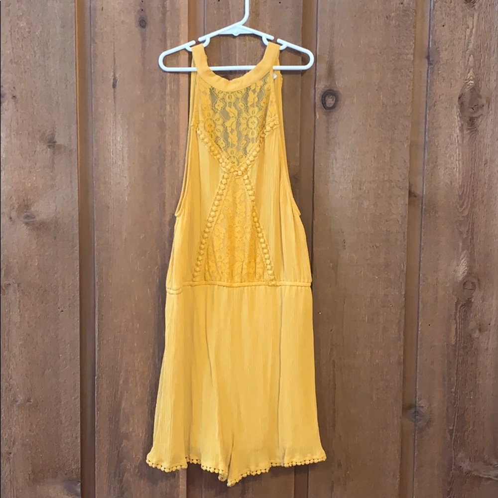 cute yellow romper